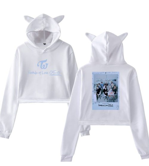 Twice Formula of Love Cropped Hoodie #3