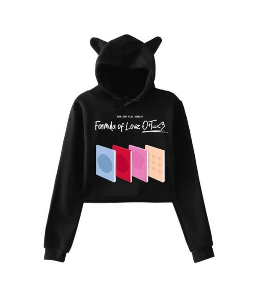 Twice Formula of Love Cropped Hoodie #4