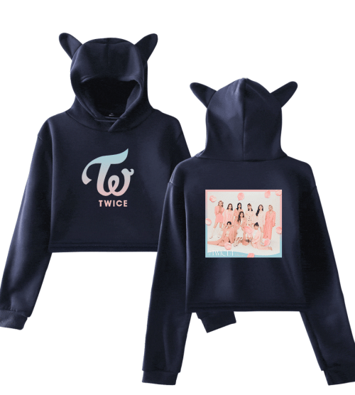 Twice4 Cropped Hoodie #2