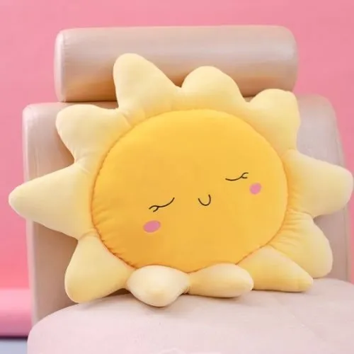 Plush Sun Pillow #1 (P3)