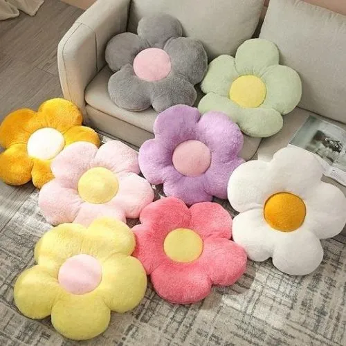 Plush Flower Pillow #1 (P8)