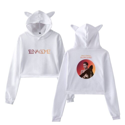 Selena Gomez Cropped Hoodie #2 + Gift