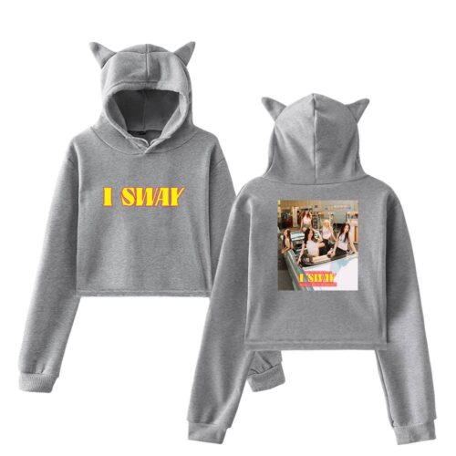 Gidle I Sway Cropped Hoodie #3