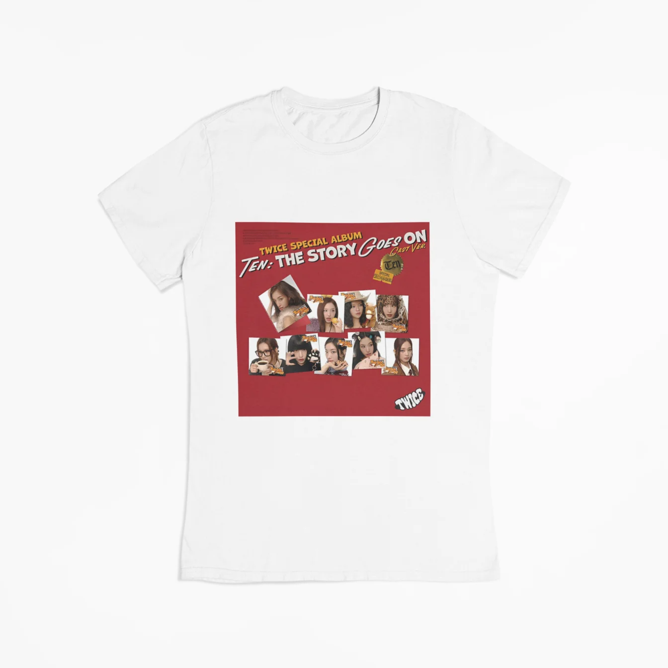 twice the story goes on t-shirt